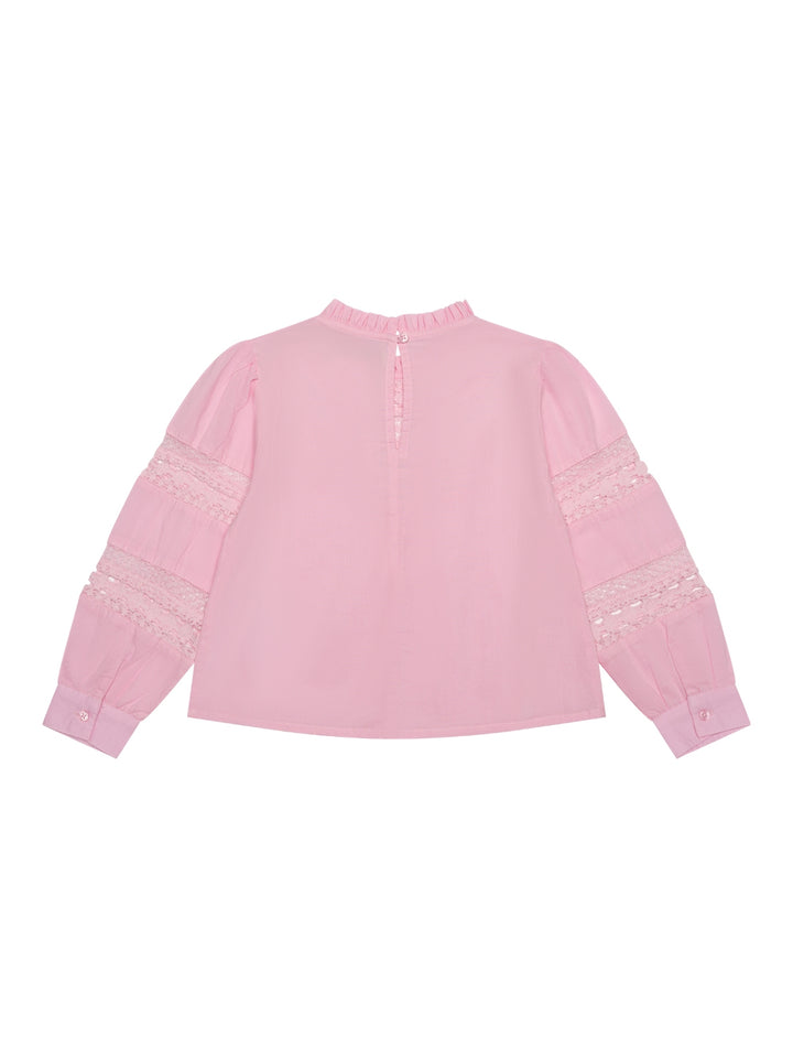 Paris Spitzen-Bluse - Rosa