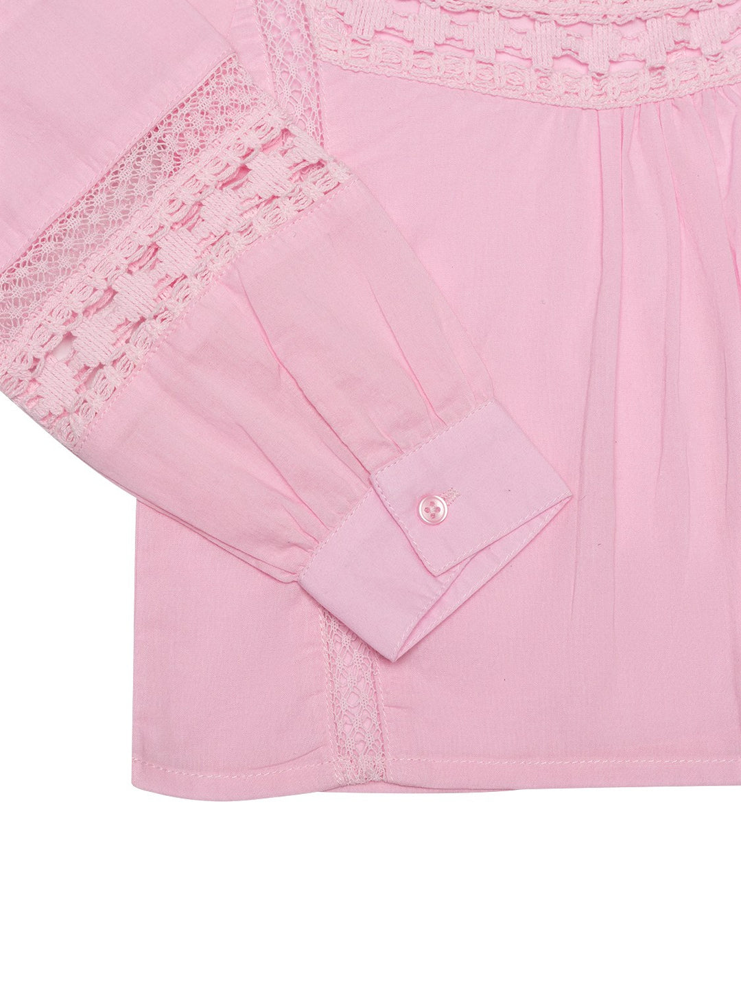 Paris Spitzen-Bluse - Rosa