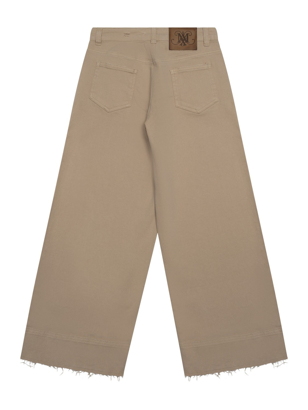 Workwear-Hose mit Used-Effekt - Beige