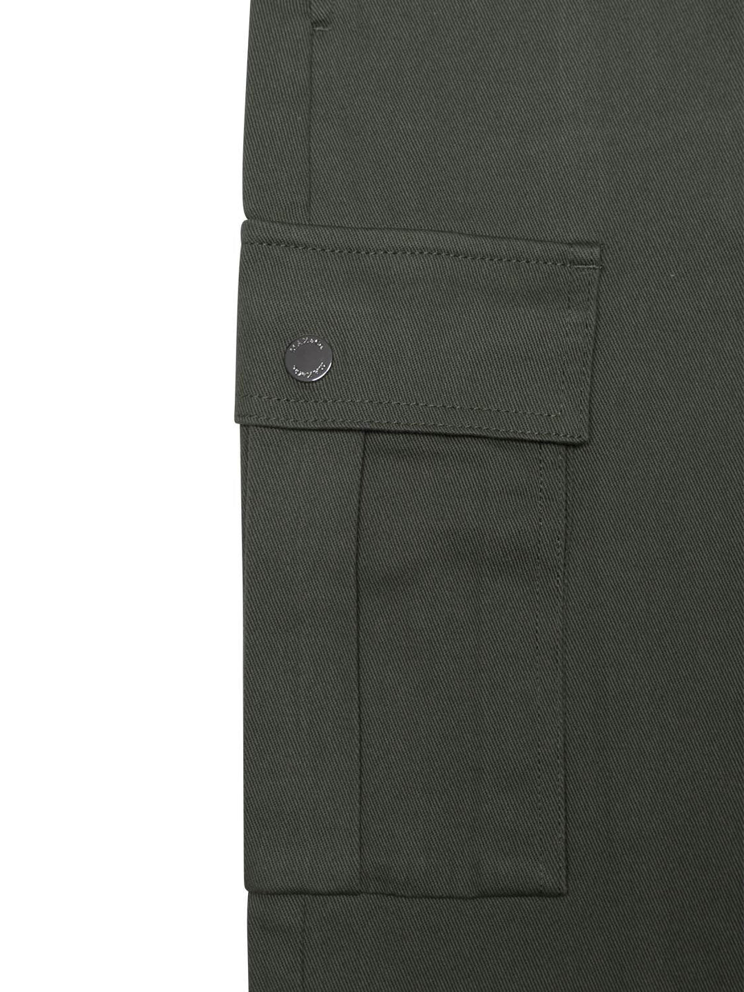 Cargohose aus Baumwolldrillich - Olive