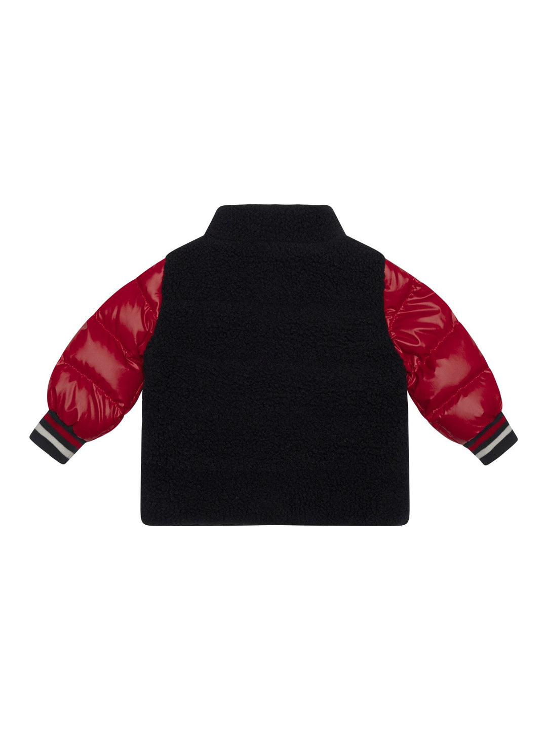 Tyler Bomberjacke mit Teddyfell - Navy/Rot