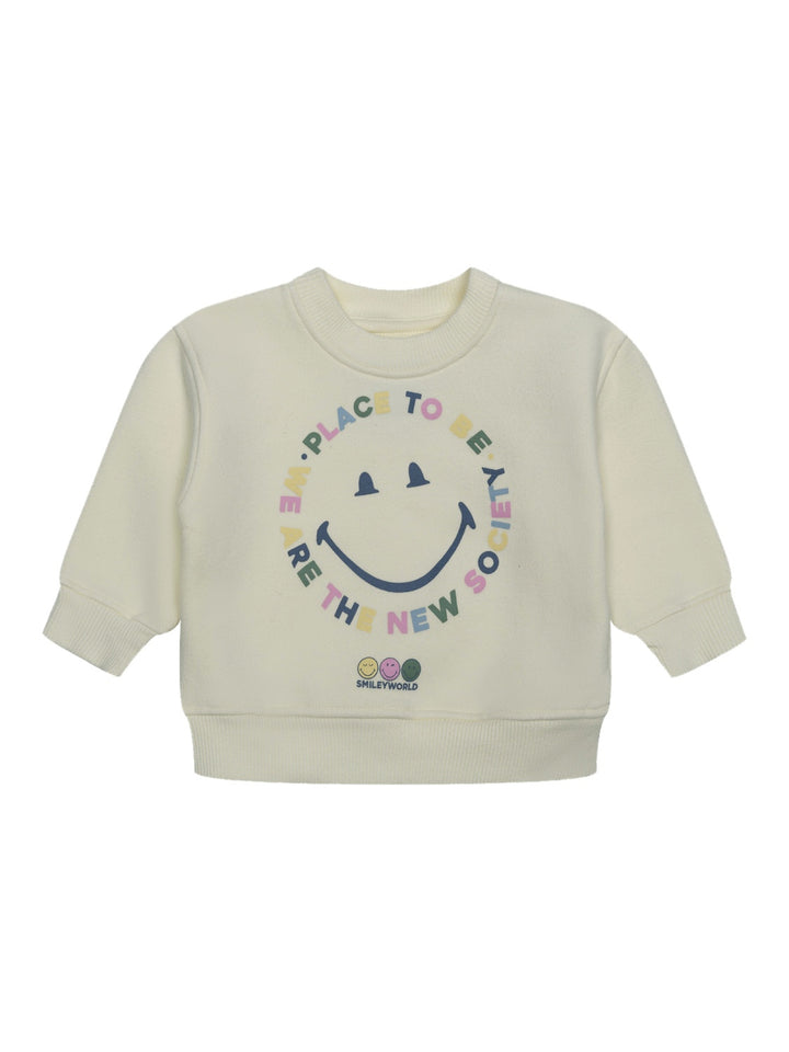 Happy Place Sweater - Creme