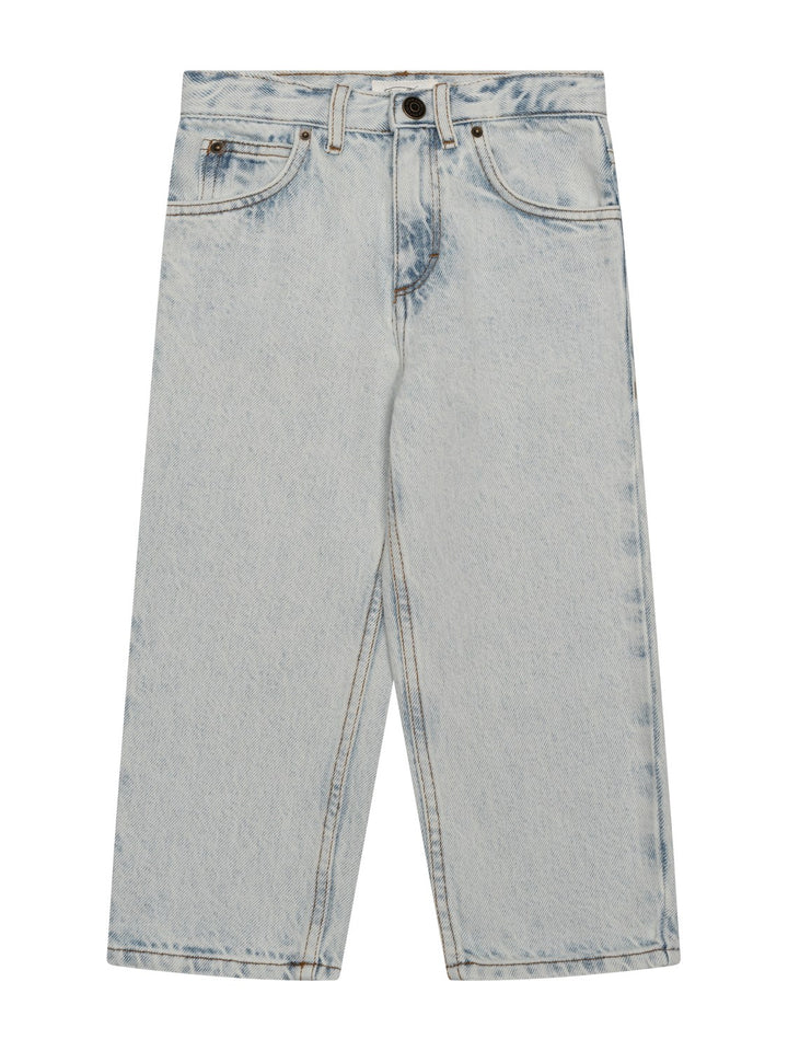 Jeans mit heller Waschung - Blau