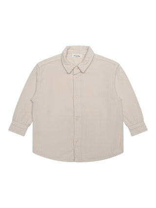 Padow Hemd aus Samtcord - Beige