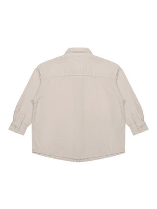 Padow Hemd aus Samtcord - Beige