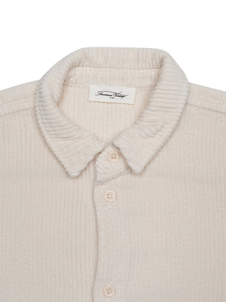 Padow Hemd aus Samtcord - Beige