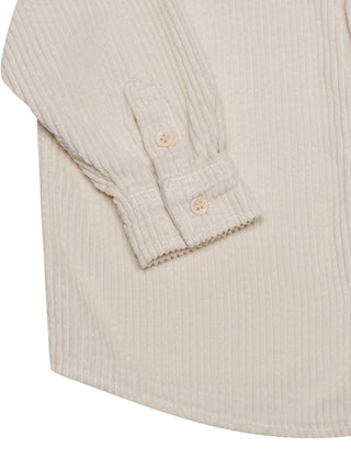 Padow Hemd aus Samtcord - Beige