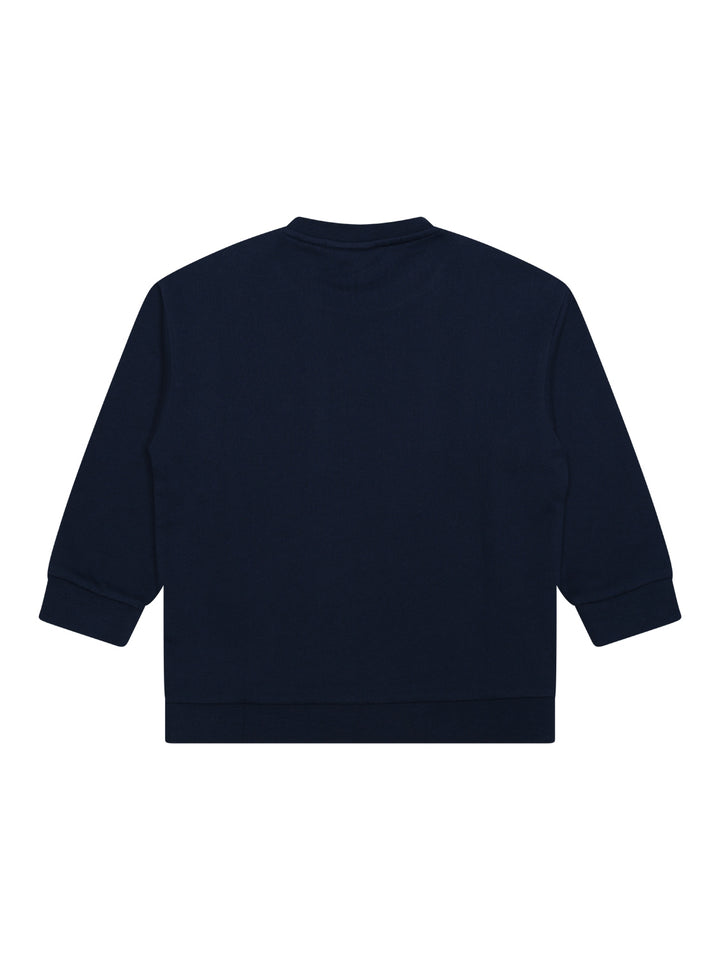 Sweatshirt mit Logo - Navy