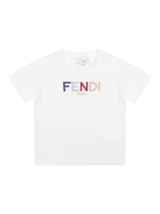 T-Shirt mit Logo - Weiß