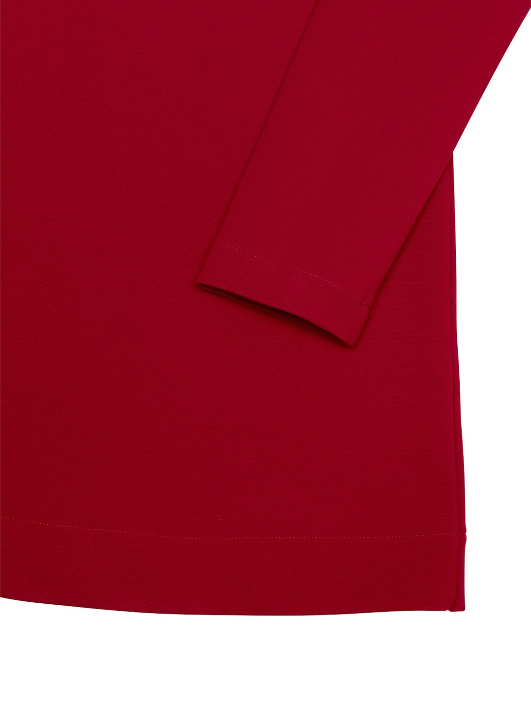 Kleid mit Bubikragen - Rot