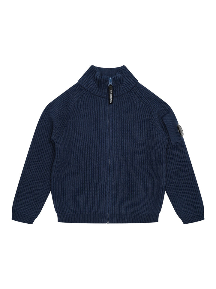 Cardigan mit Linsen-Detail - Navy