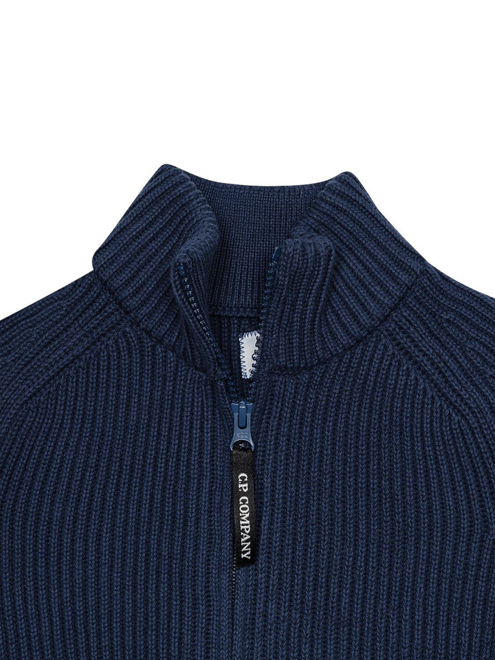 Cardigan mit Linsen-Detail - Navy