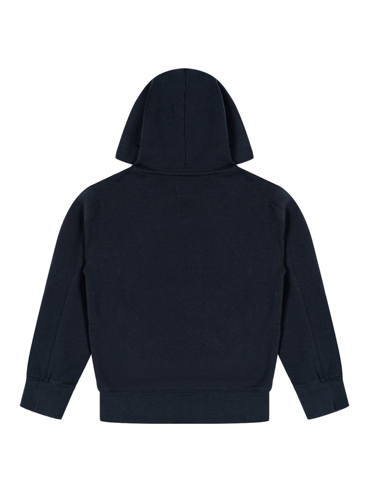 Hoodie mit Linsen-Detail - Navy