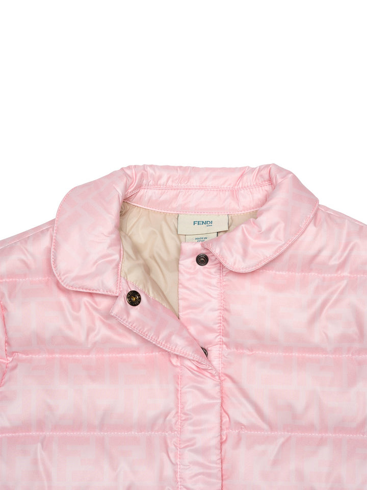 Steppjacke mit FF-Logo - Rosa