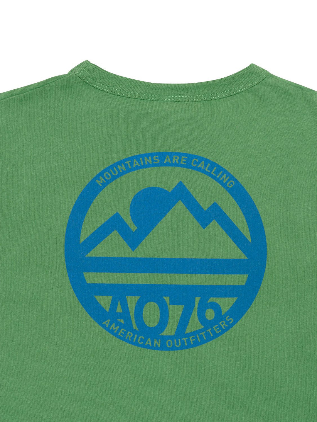 Silas OZ T-Shirt Mountain - Grün