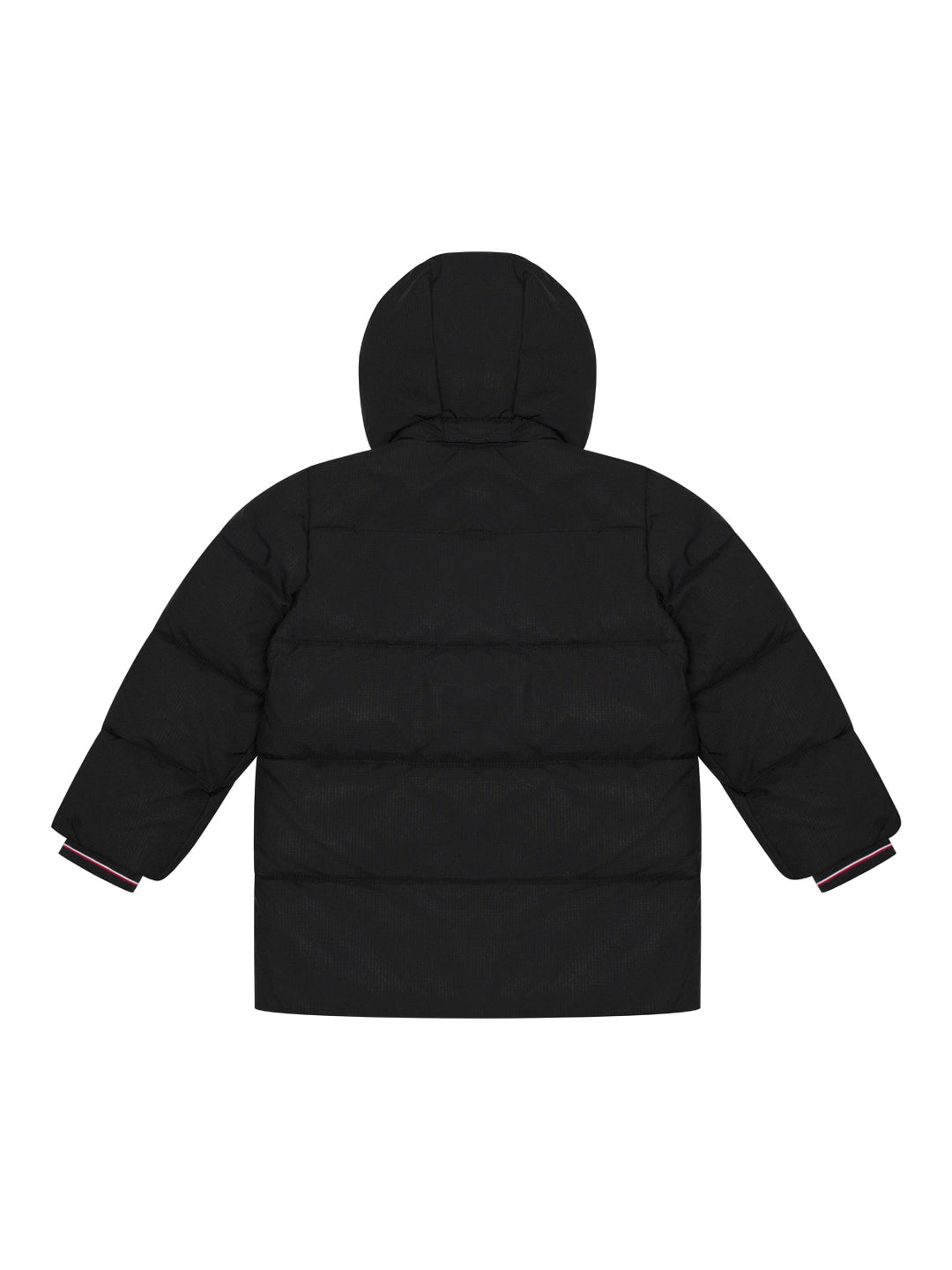 Pufferjacke mit Logo - Schwarz