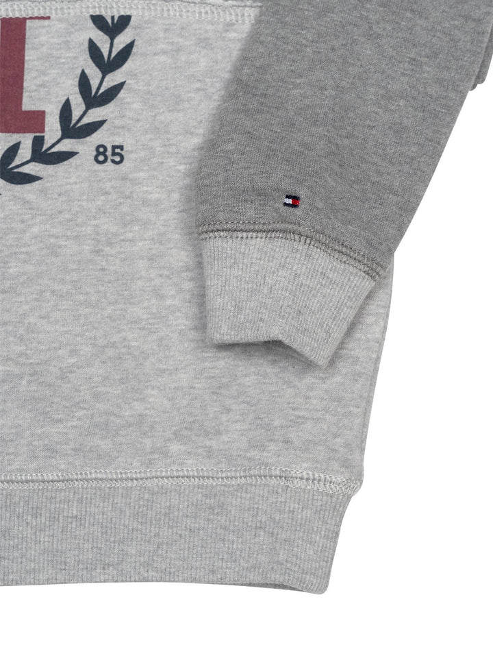 Monotype – Sweater mit gespleißtem Logo - Grau