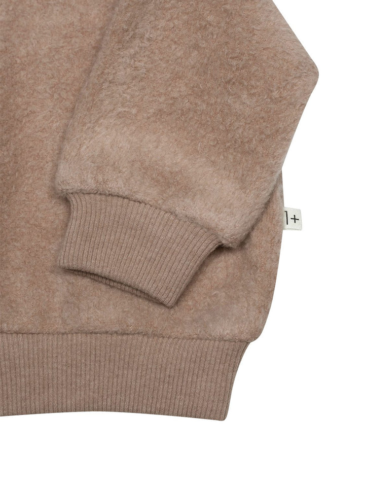 Bartu Sweater aus Soft-Polar-Fleece - Altrosa