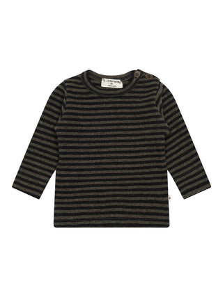 Magali gestreiftes T-Shirt - Olive