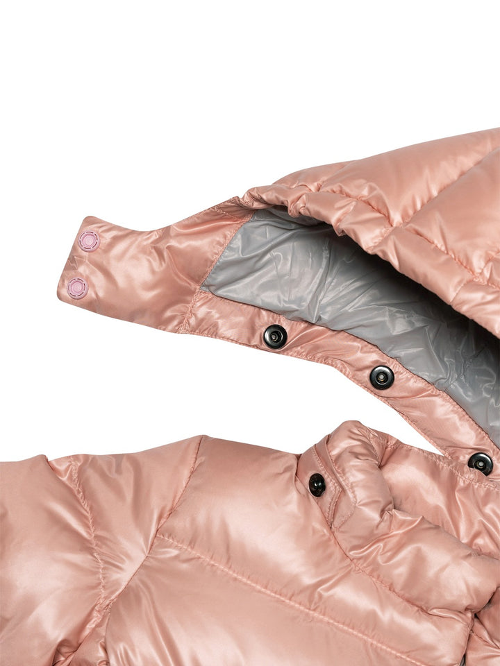 Daunenjacke aus recyceltem Nylon - Rosa