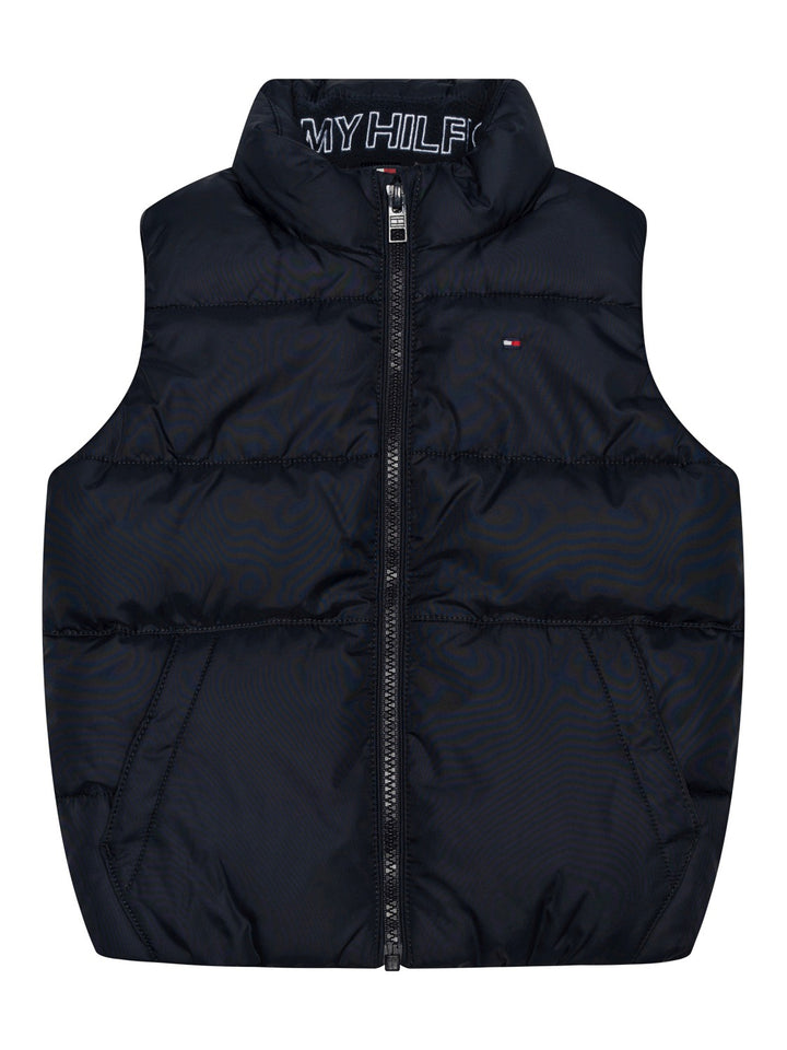 Essential, wattierte Steppweste - Navy