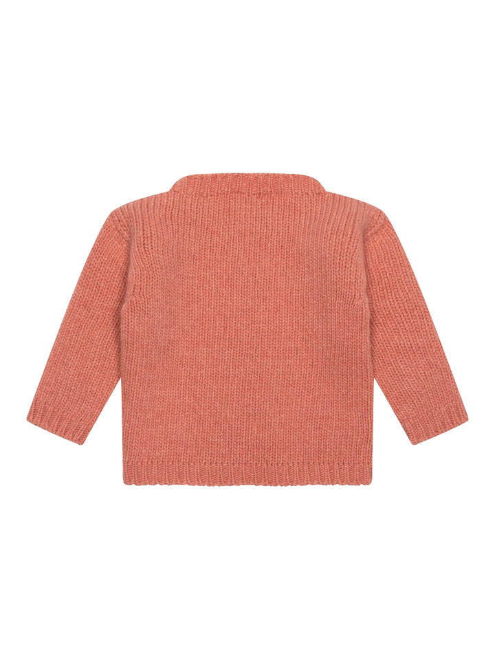 Pullover im Zopfstrick-Design - Coral