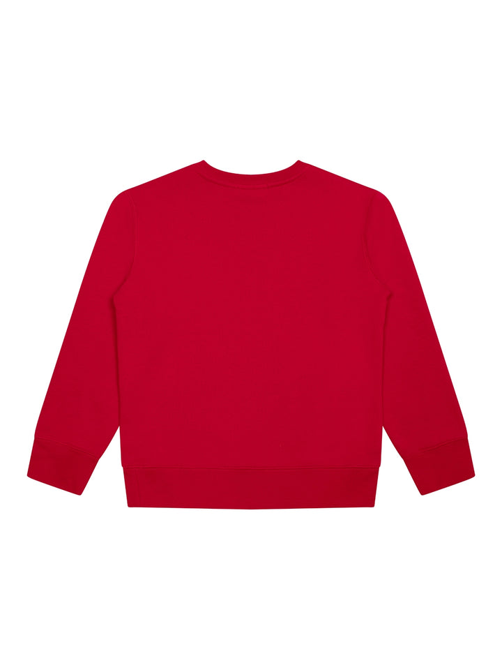 Sweatshirt mit Polo Bär - Rot