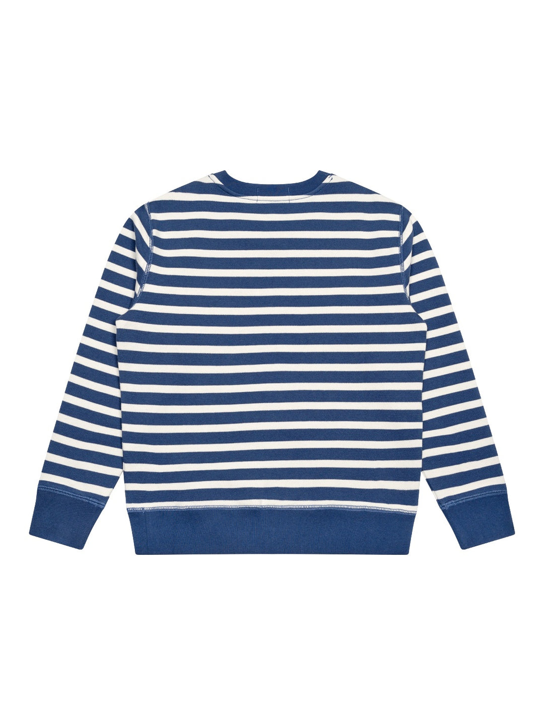 Maritimes Sweatshirt mit Polo Bär - Blau/Weiß