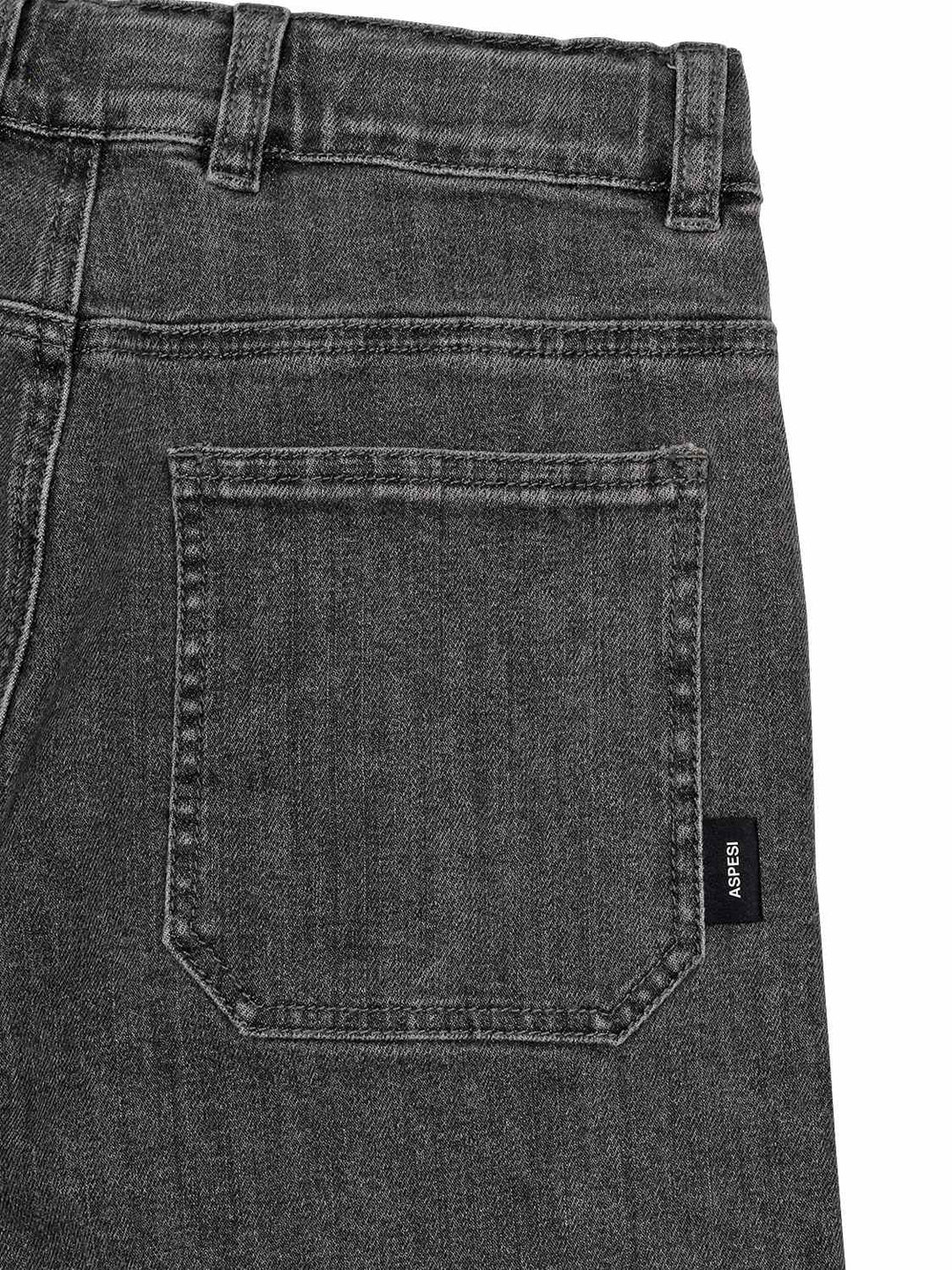 Jeans mit geradem Bein - Grau