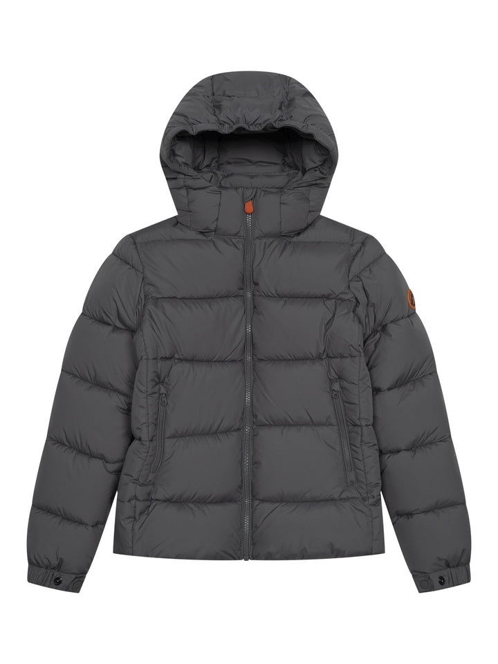 Foster Steppjacke mit Kapuze - Grau