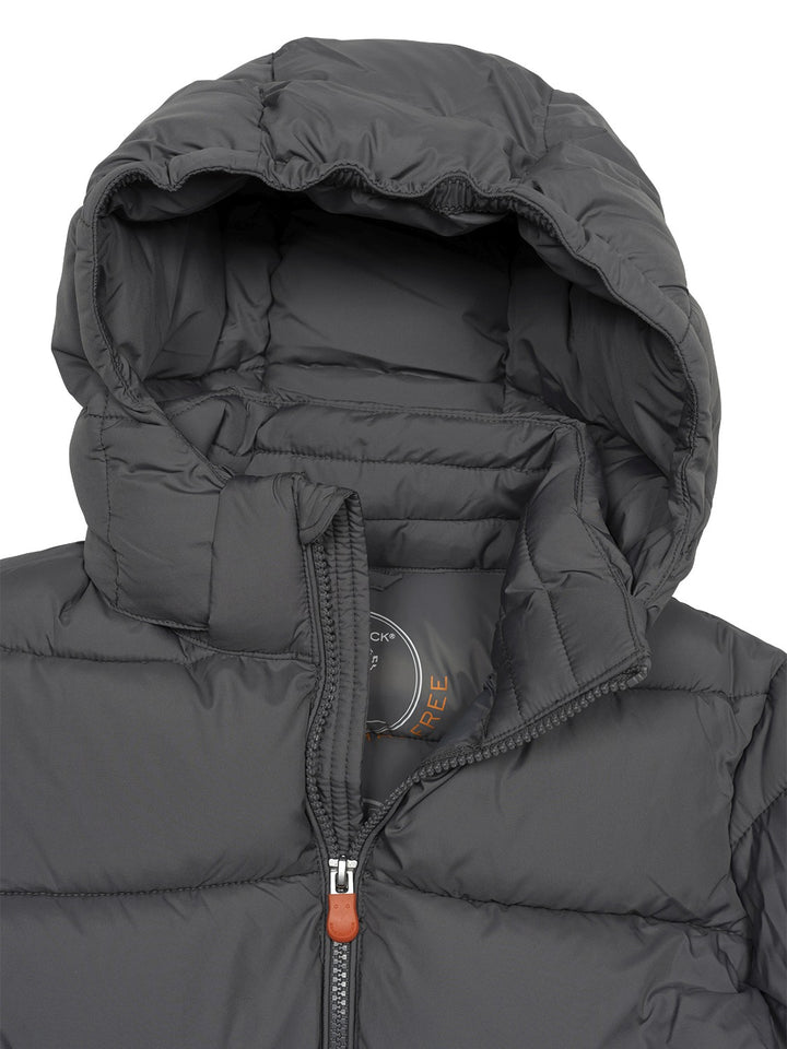 Foster Steppjacke mit Kapuze - Grau