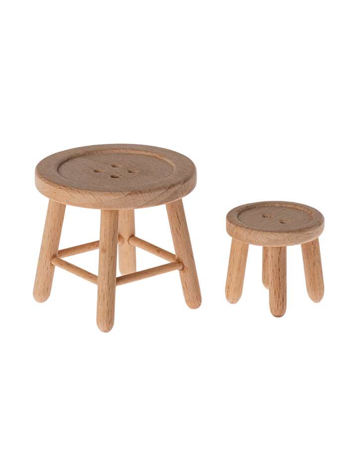 Tisch und Hocker Set, Maus