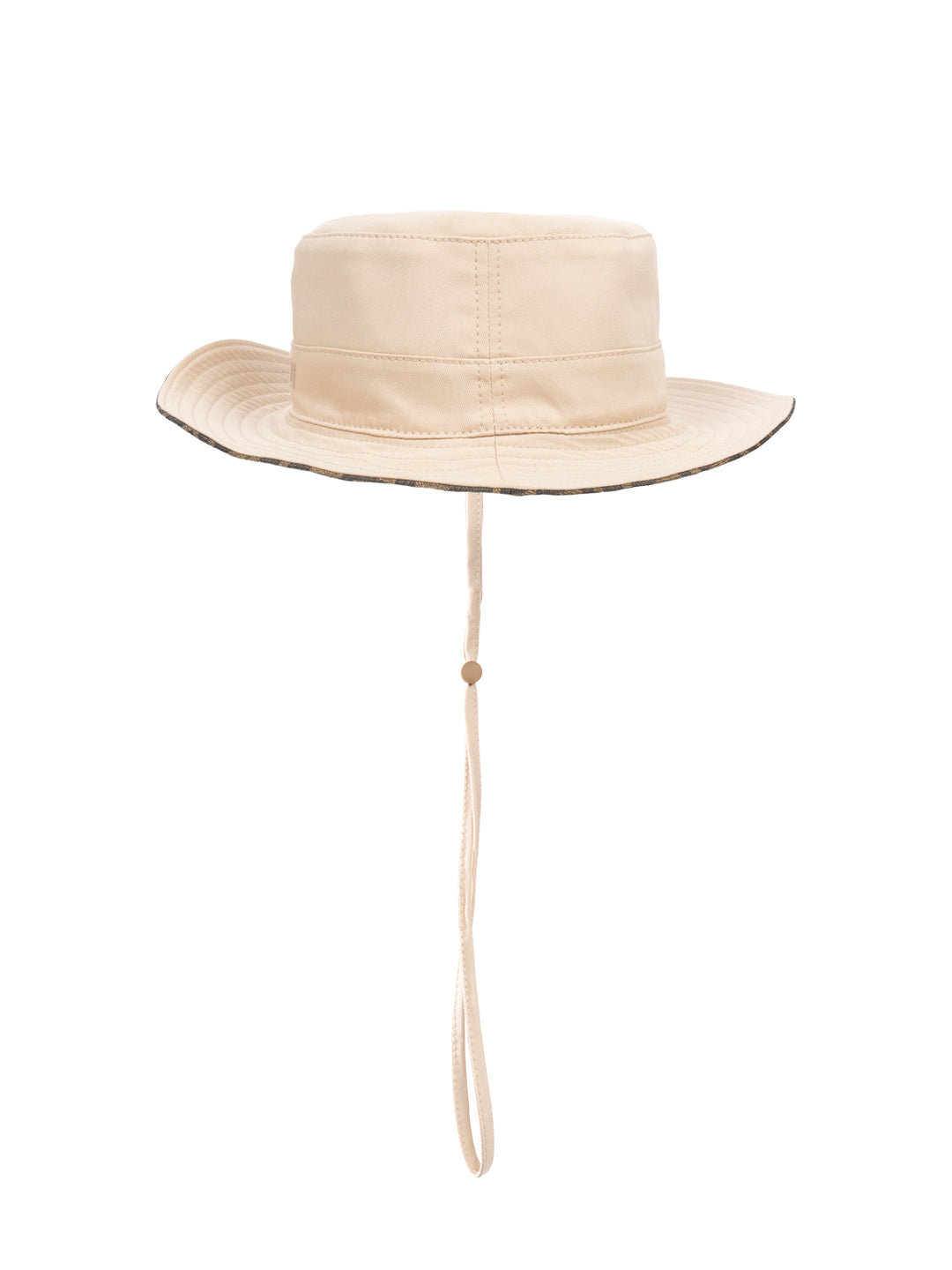 Wendbarer Sonnenhut mit Logo - Beige/Braun