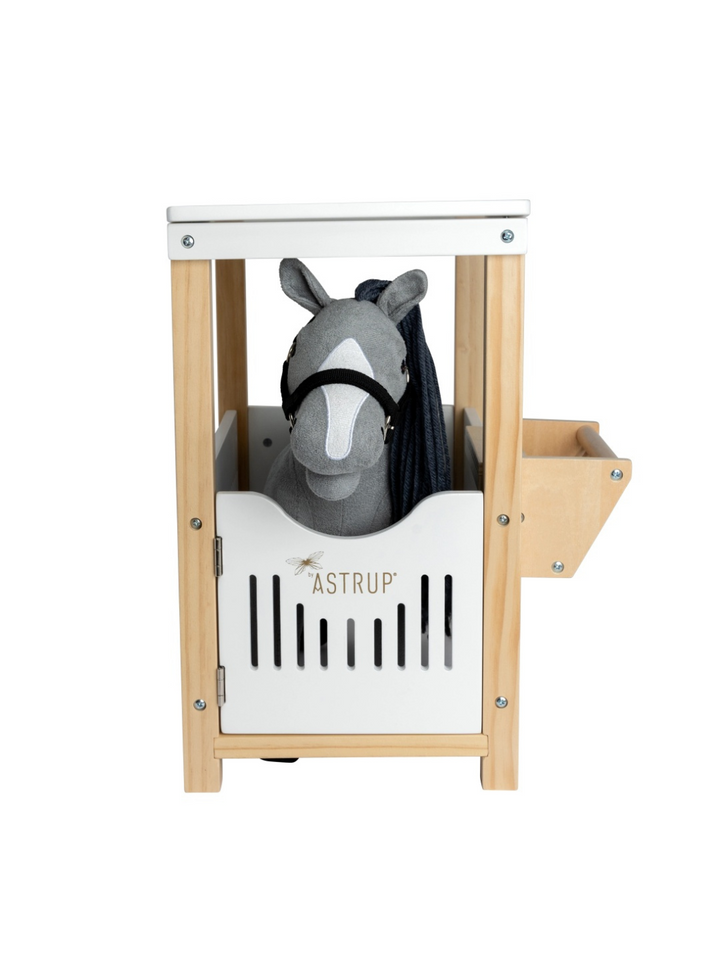 Stallung für kleines Hobby Horse - Weiß