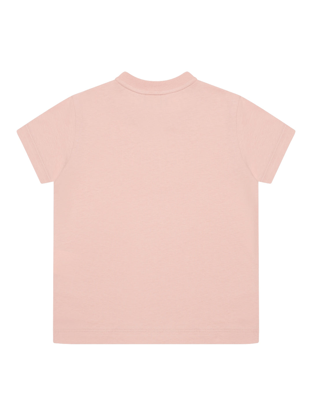 T-Shirt mit Logo-Stickerei - Rosa