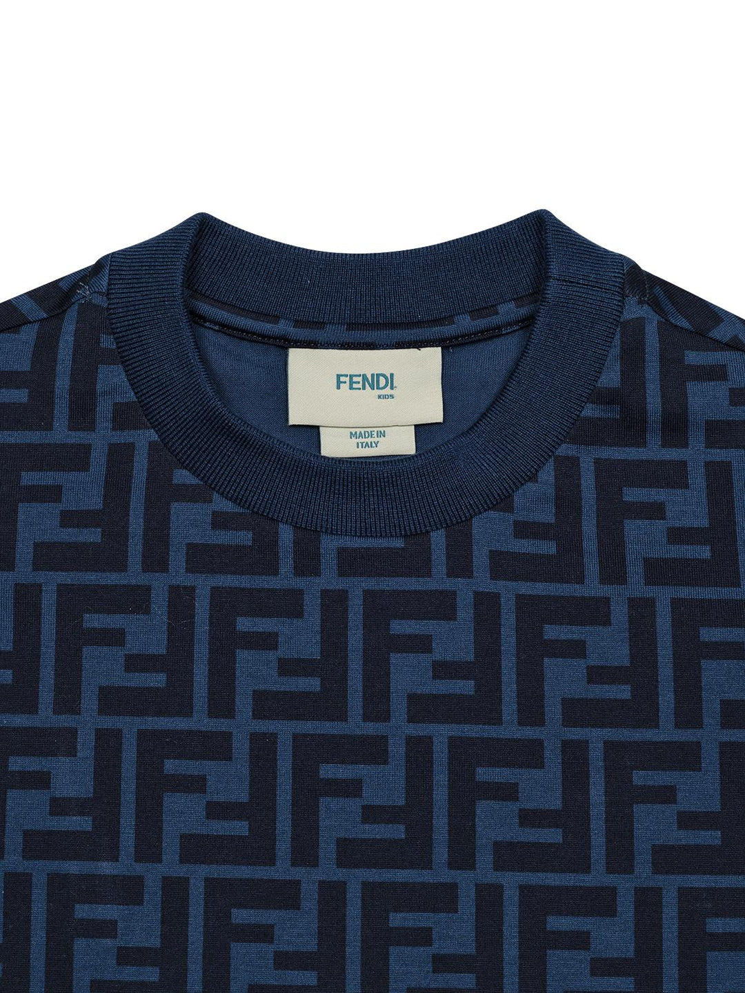 T-Shirt mit FF-Logo - Blau