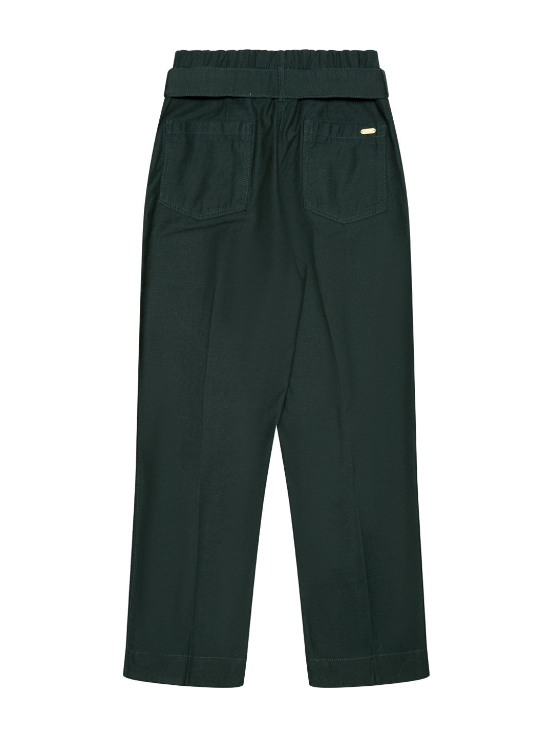 Paperbag Tapered Hose - Dunkelgrün