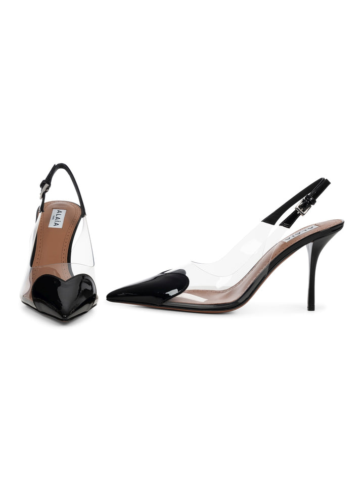 SLINGBACKS 90 PATENT CALF