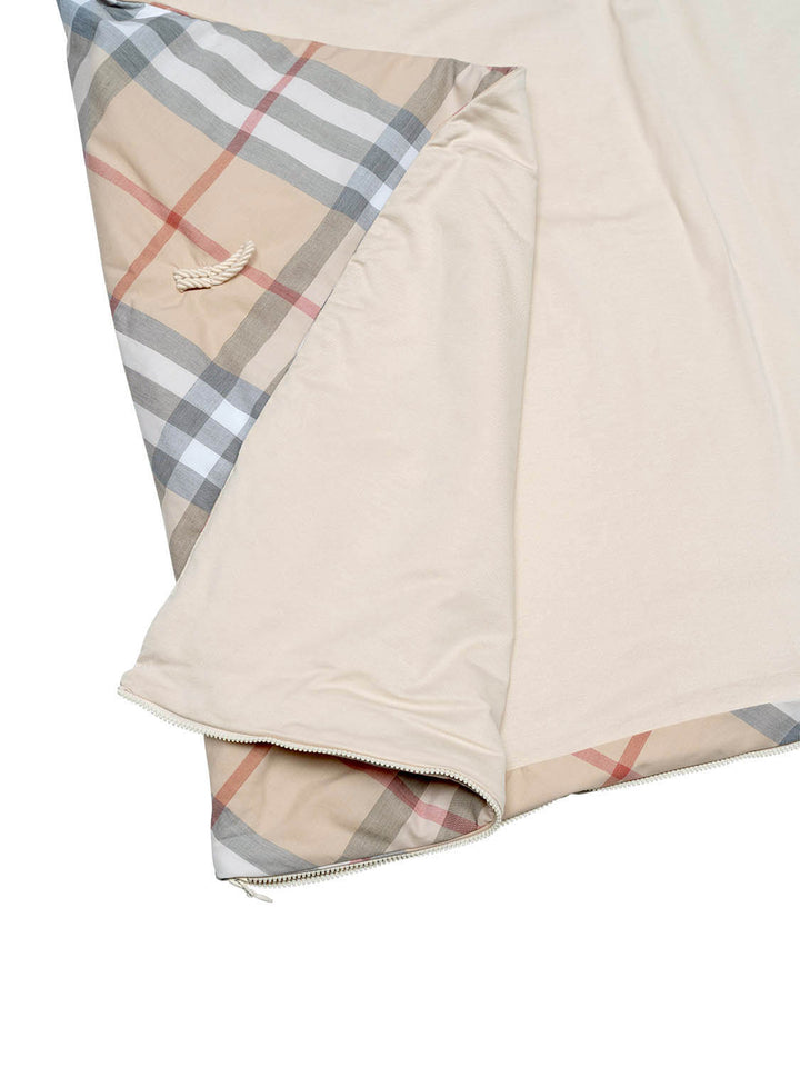 Schlafsack mit Check-Print - Beige