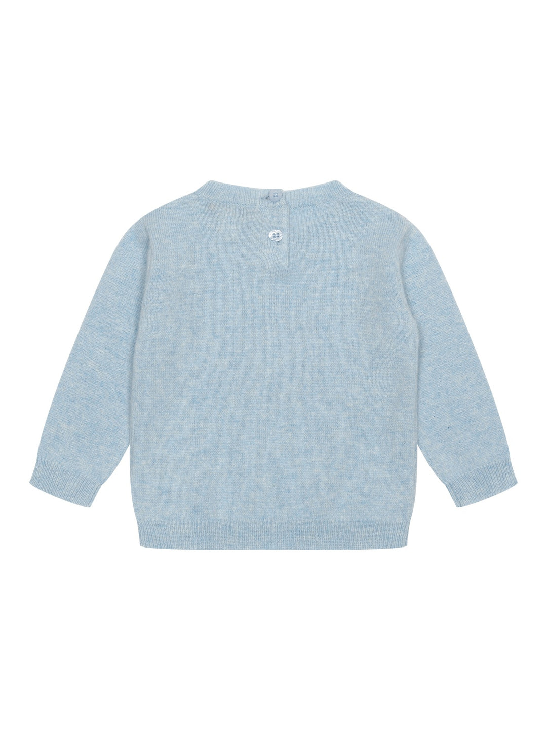 Kaschmirpullover Smiley - Hellblau