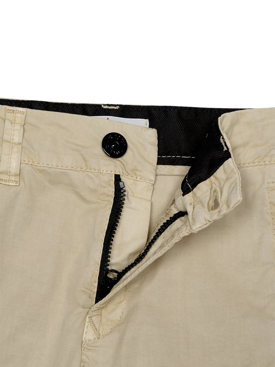 Cargohose mit Logo-Patch - Beige