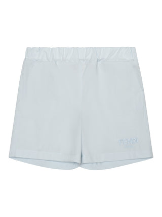 Shorts aus Baumwolle - Hellblau