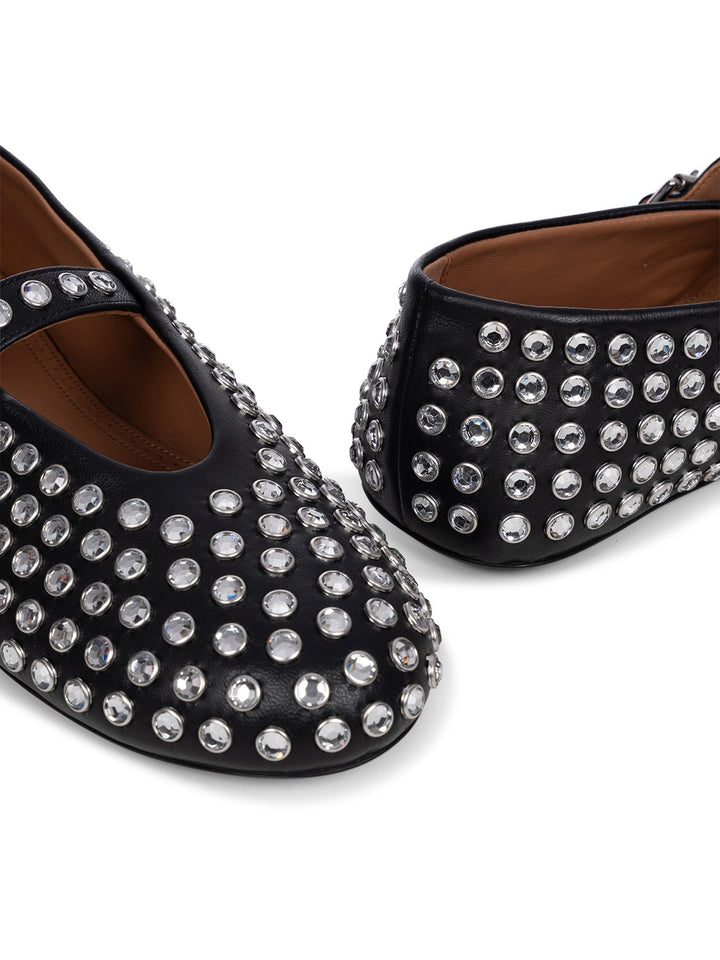 Ballet Flats Strass