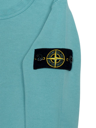 Sweatshirt mit Logo - Türkis