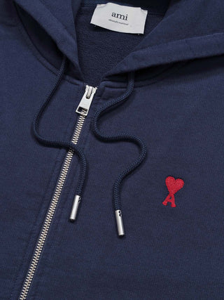 Hoodie mit Reißverschluss und de Coeur Stickerei