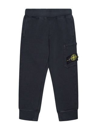 Sweathose mit Logo-Patch - Navy