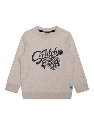Regular-Fit Artwork Sweatshirt - Grau