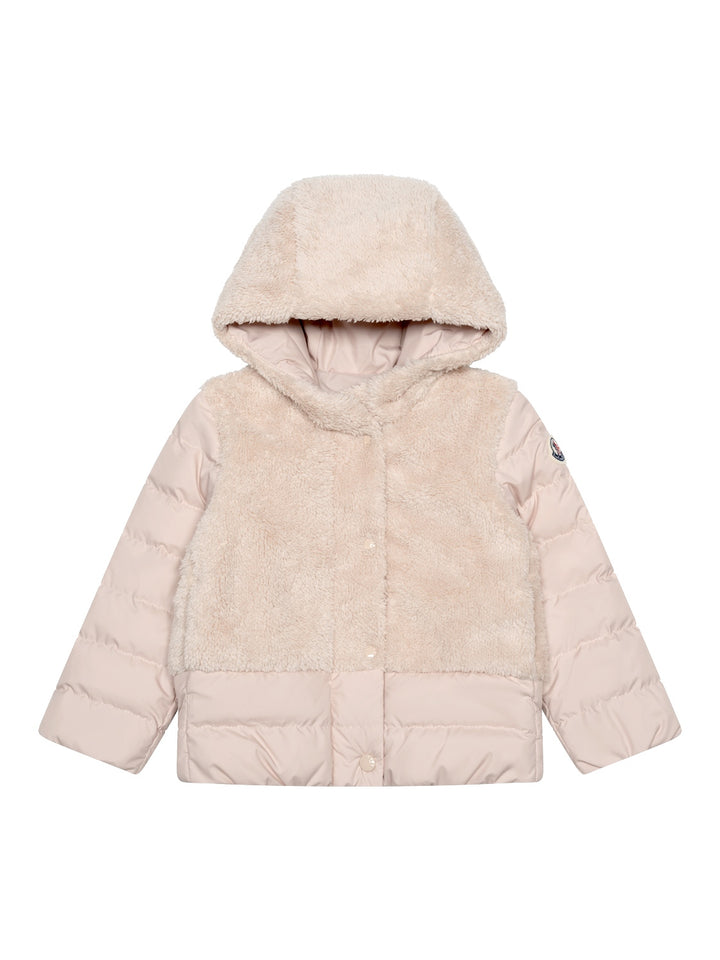 Jerima Daunenjacke mit Teddyplüsch - Beige