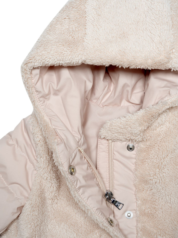 Jerima Daunenjacke mit Teddyplüsch - Beige