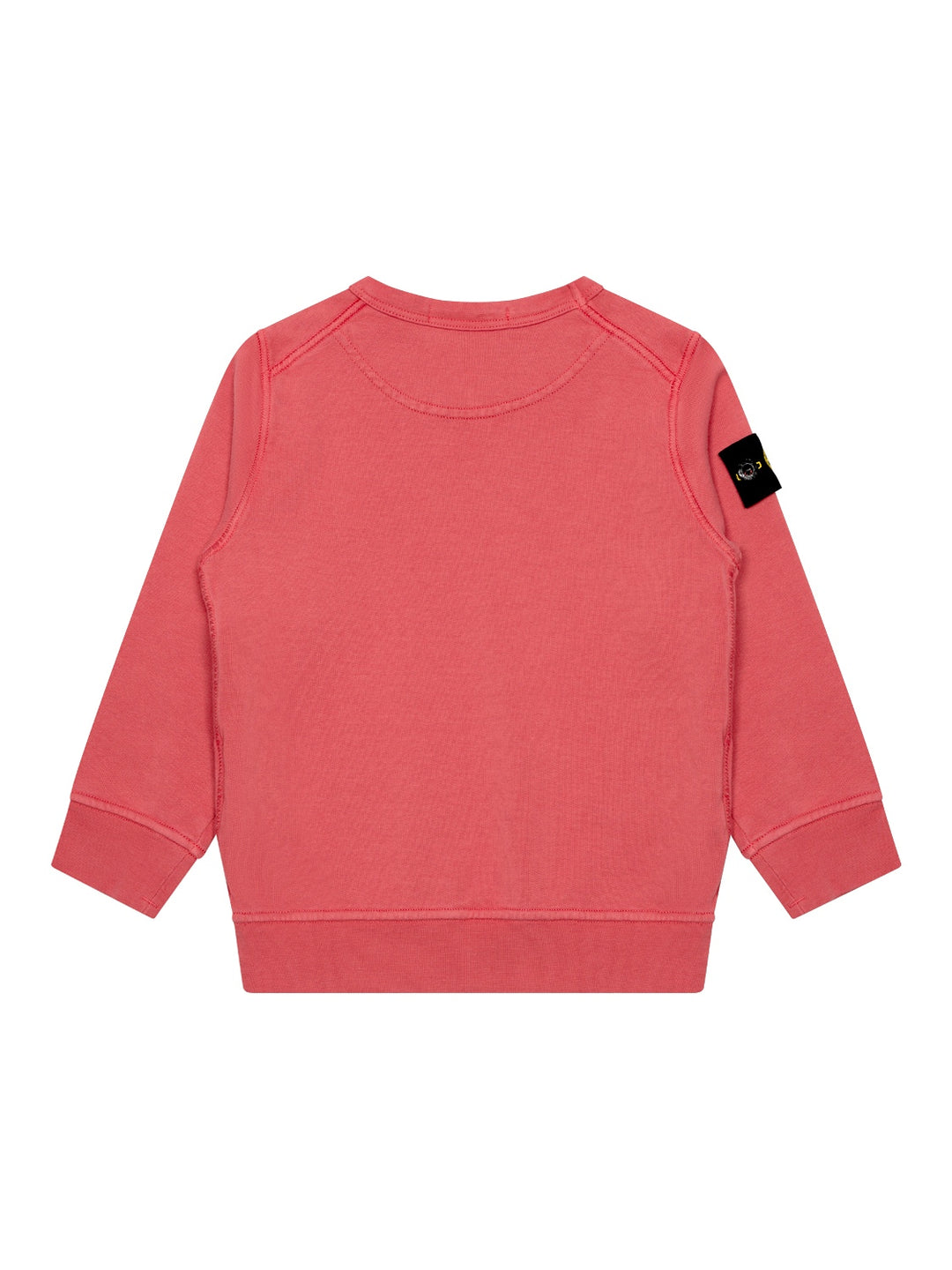 Sweatshirt mit Logo-Patch - Rot